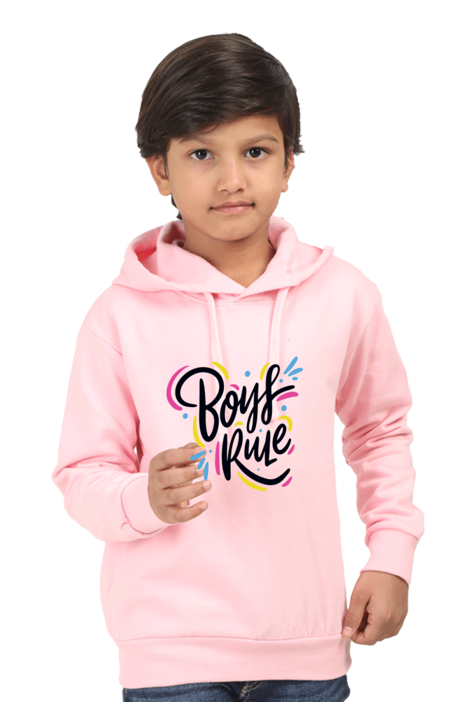 Kid's Hoodie Sweatshirt - Boy's Rule
