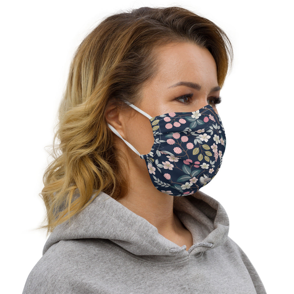 Premium face mask - Floral Print