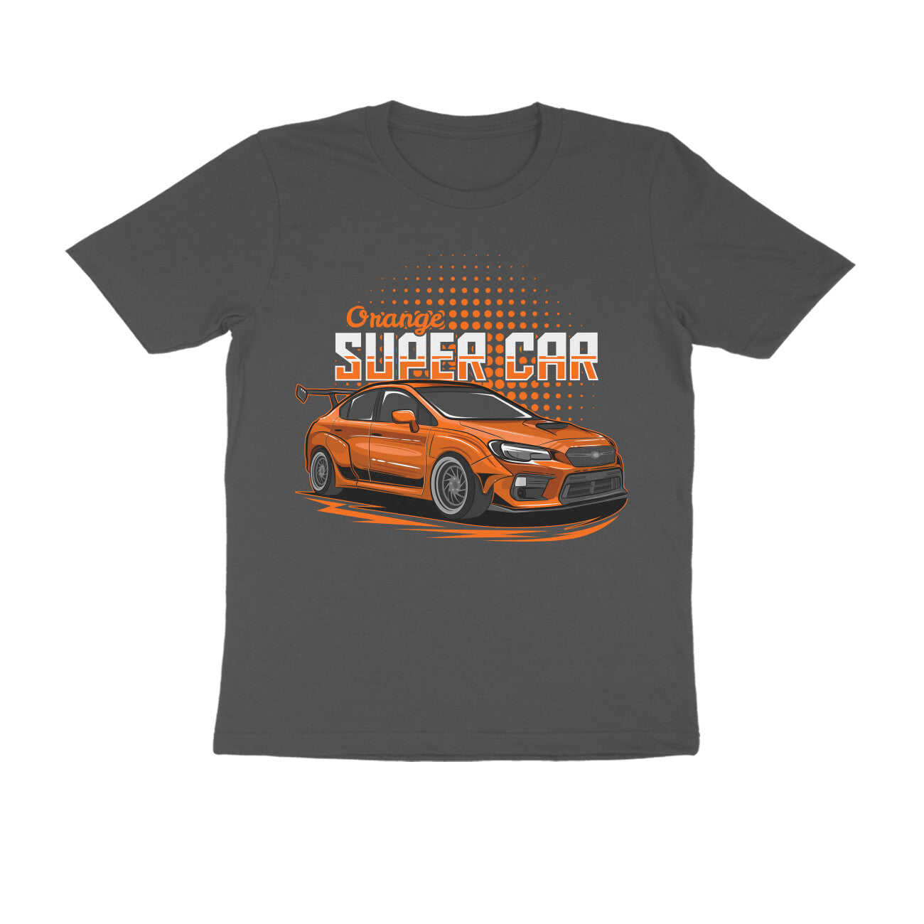 Men's Half Sleeve Round Neck T-Shirt - Muscle Car