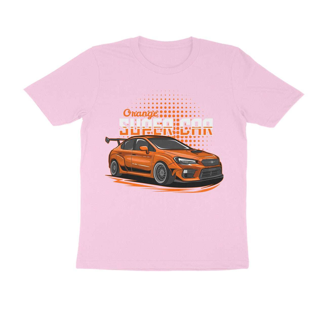 Men's Half Sleeve Round Neck T-Shirt - Muscle Car