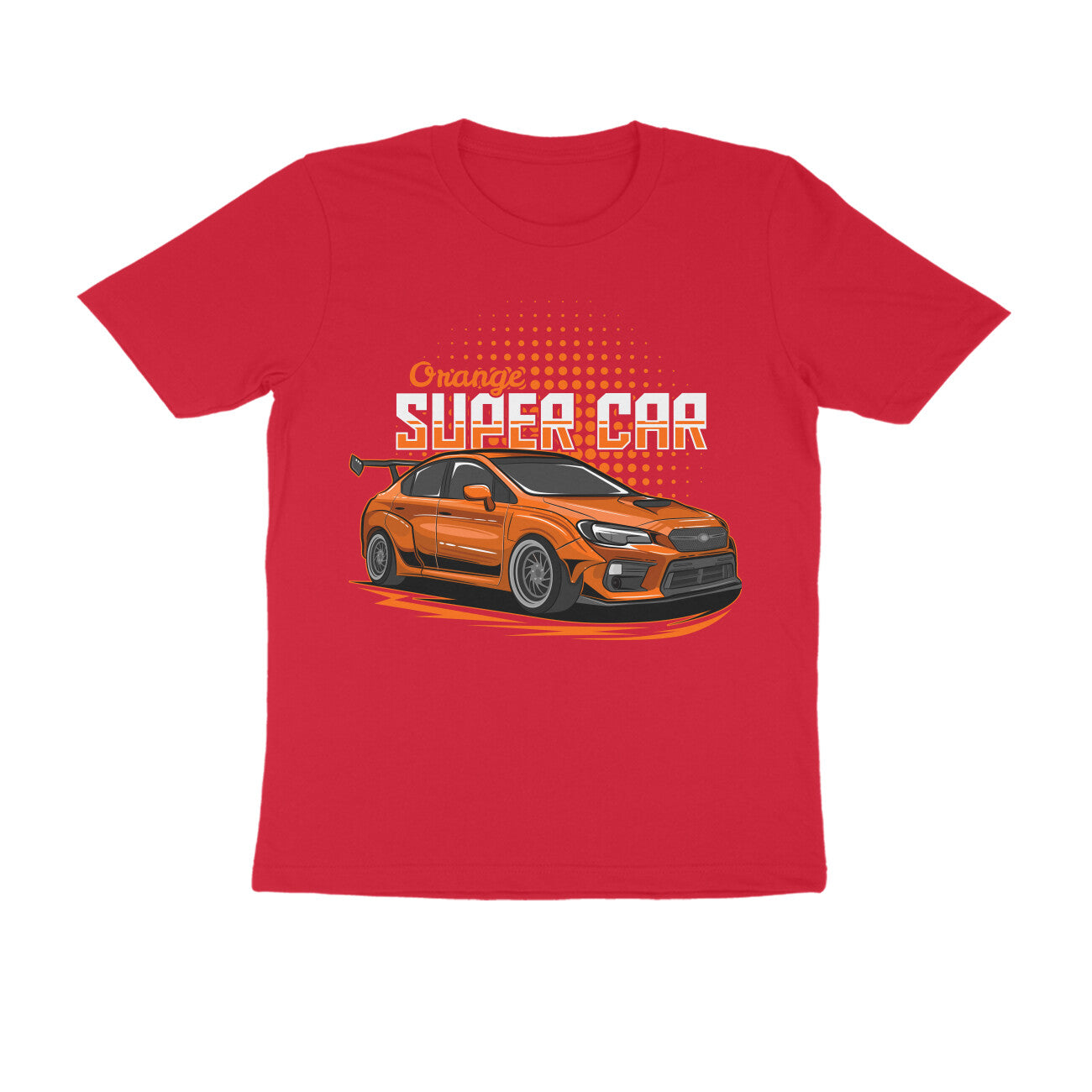 Men's Half Sleeve Round Neck T-Shirt - Muscle Car
