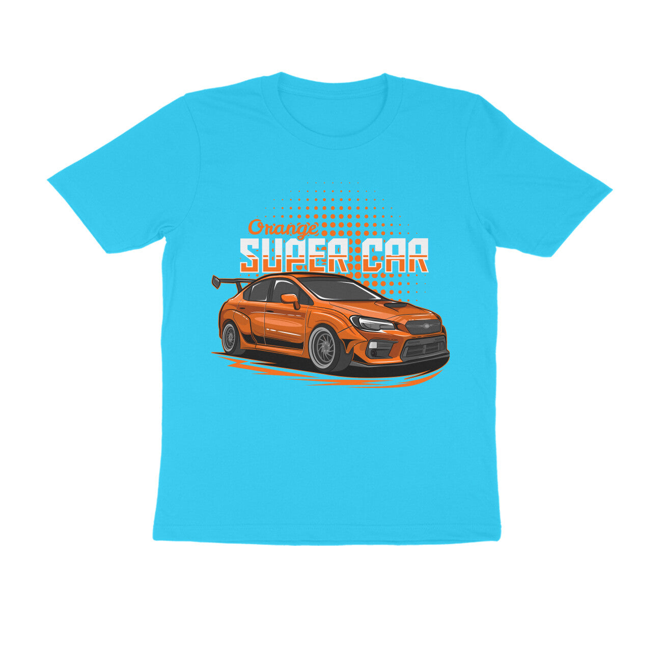 Men's Half Sleeve Round Neck T-Shirt - Muscle Car