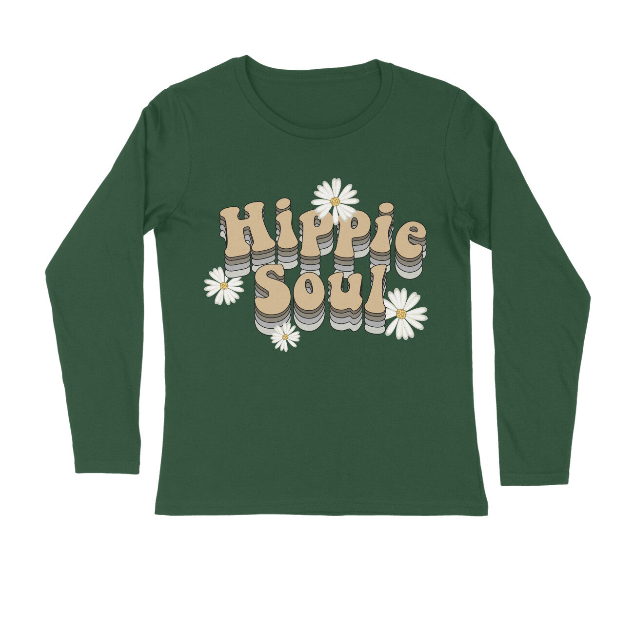 Women's Full Sleeves T-shirt - Hippie Soul