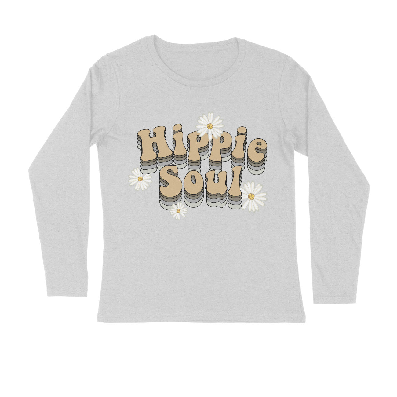 Women's Full Sleeves T-shirt - Hippie Soul