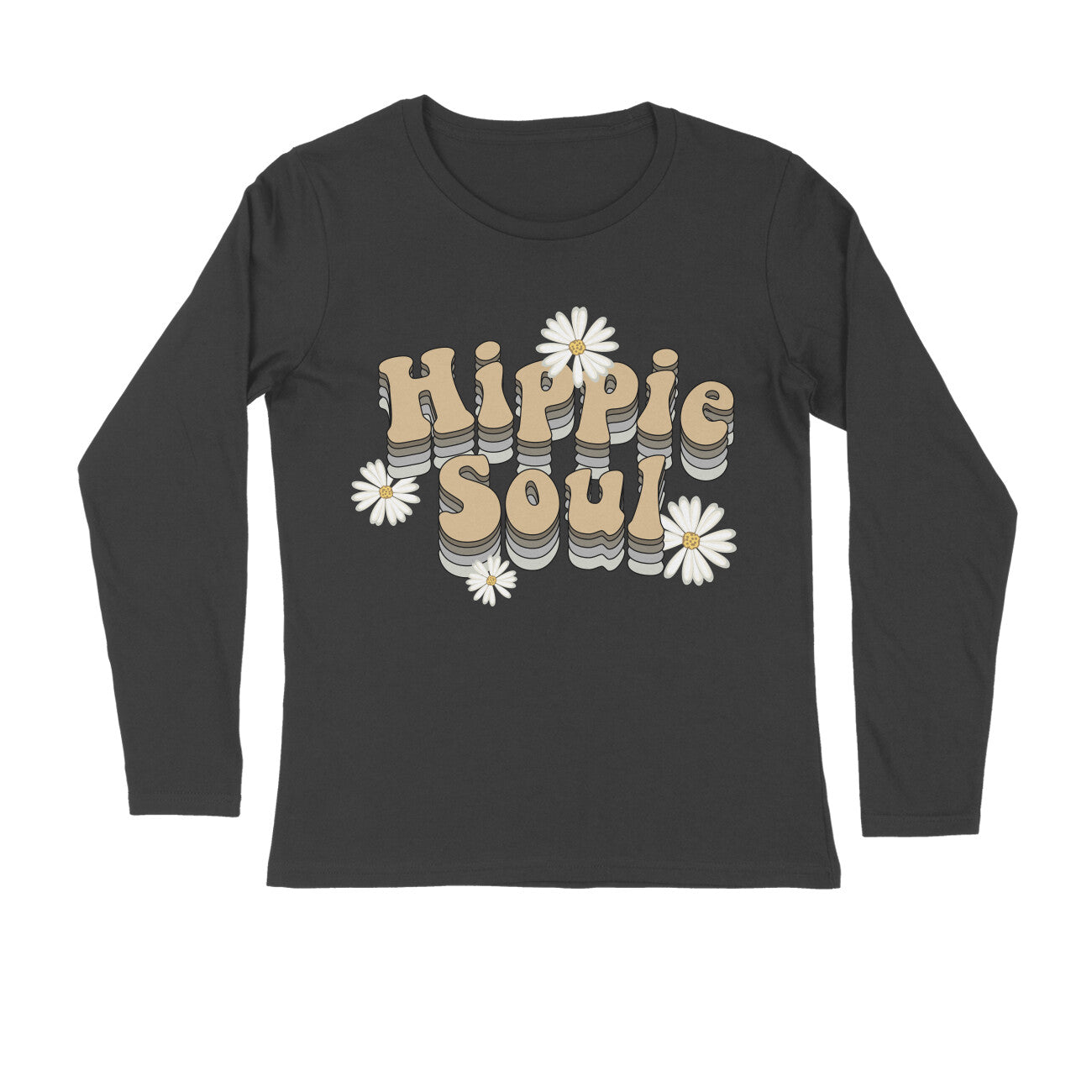 Women's Full Sleeves T-shirt - Hippie Soul