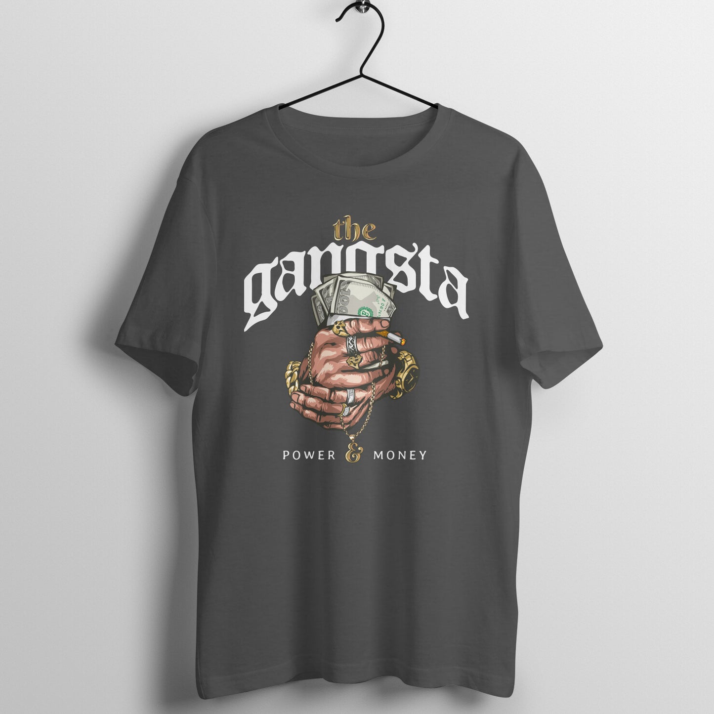 Men's Cotton Tshirt - Gangsta