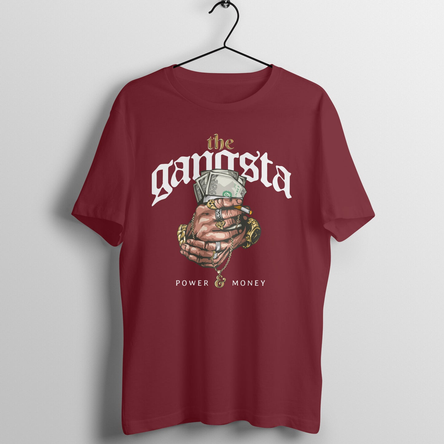 Men's Cotton Tshirt - Gangsta