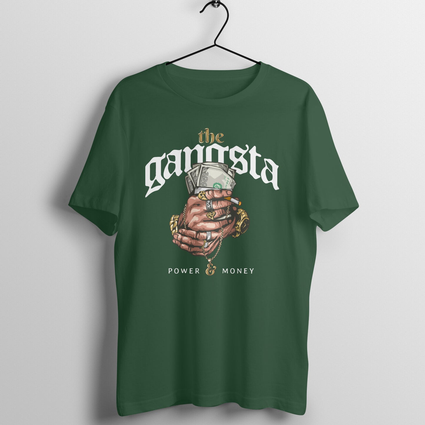 Men's Cotton Tshirt - Gangsta