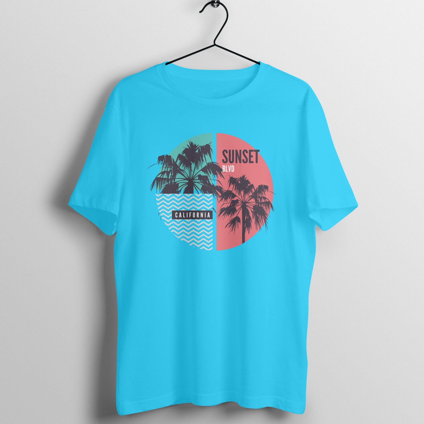 Men's Cotton Tshirt - Sunset