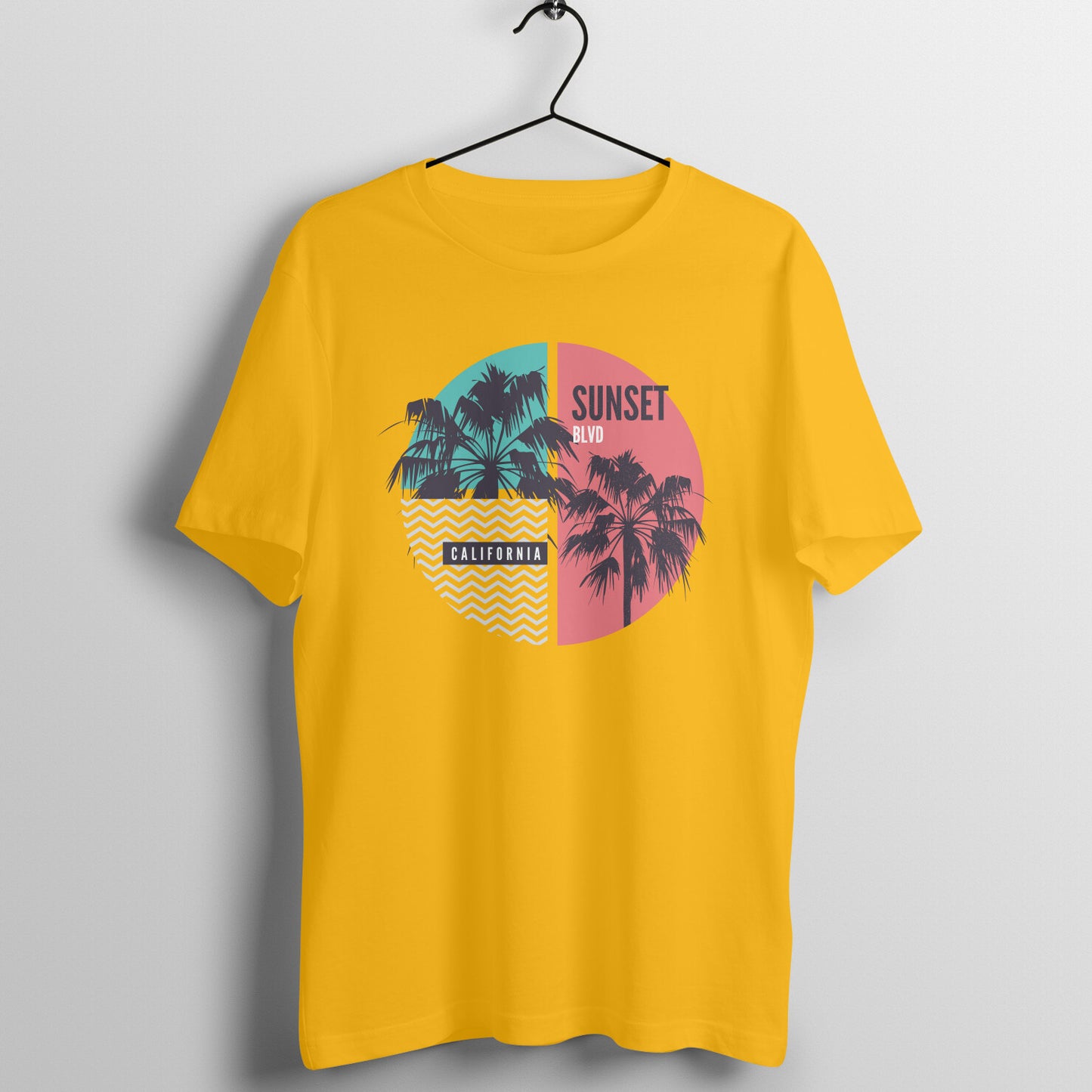 Men's Cotton Tshirt - Sunset