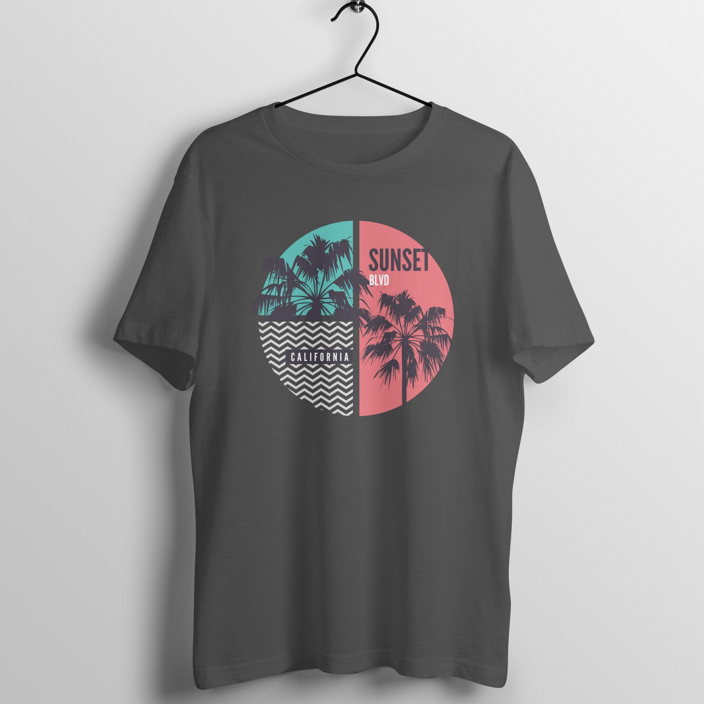 Men's Cotton Tshirt - Sunset