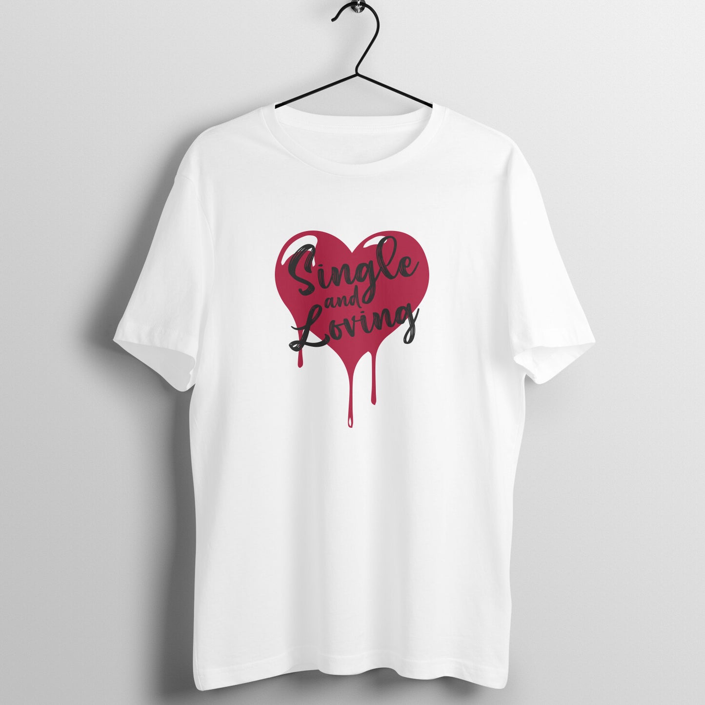 Men's Cotton Tshirt - Single & Loving