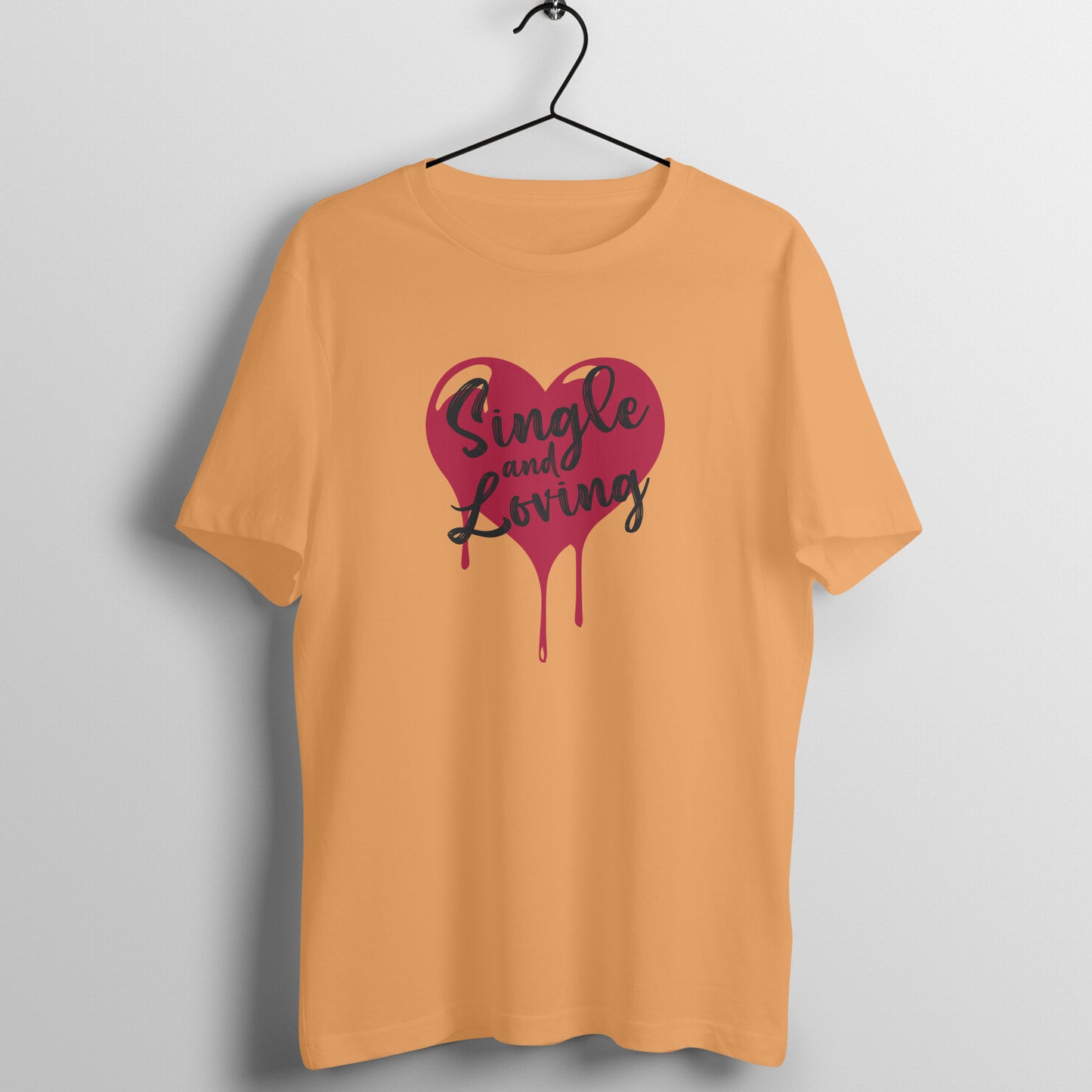 Men's Cotton Tshirt - Single & Loving