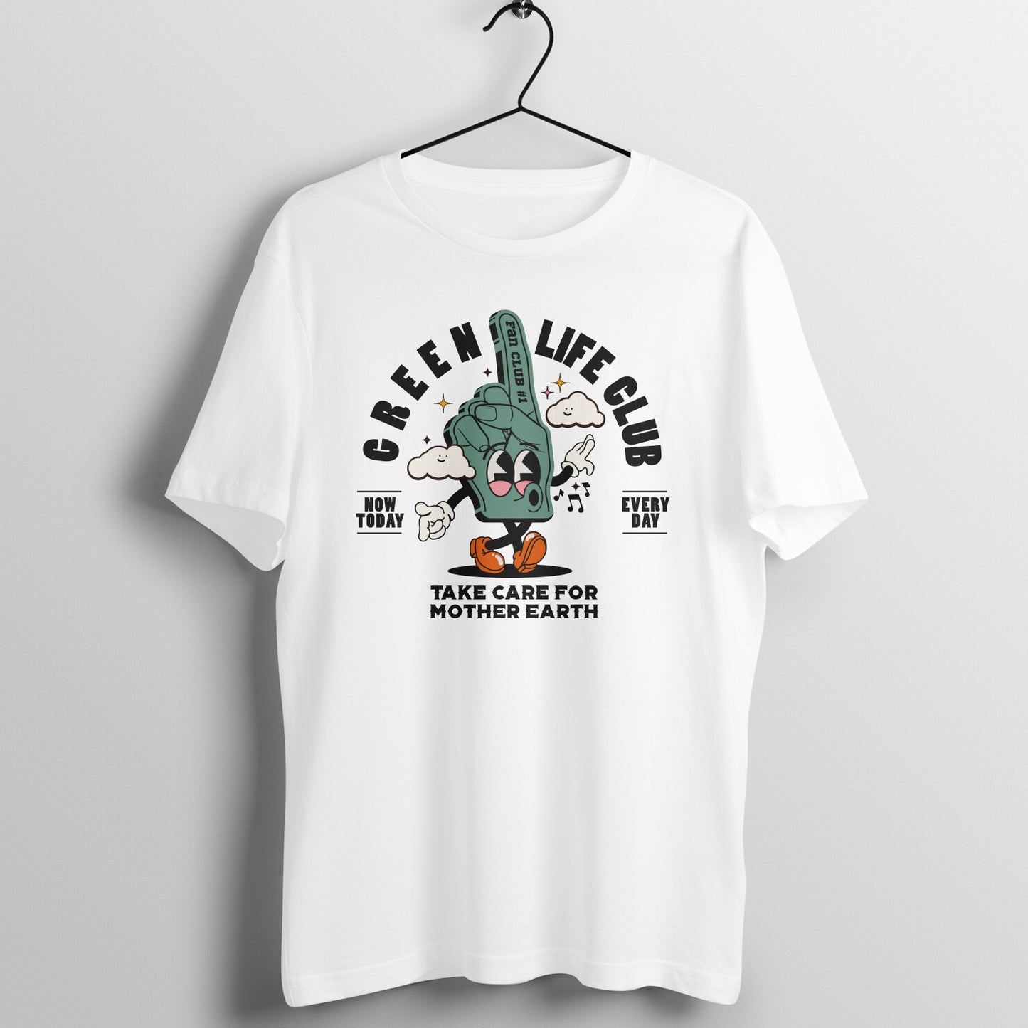 Men's Cotton T-shirt - Green Life Club