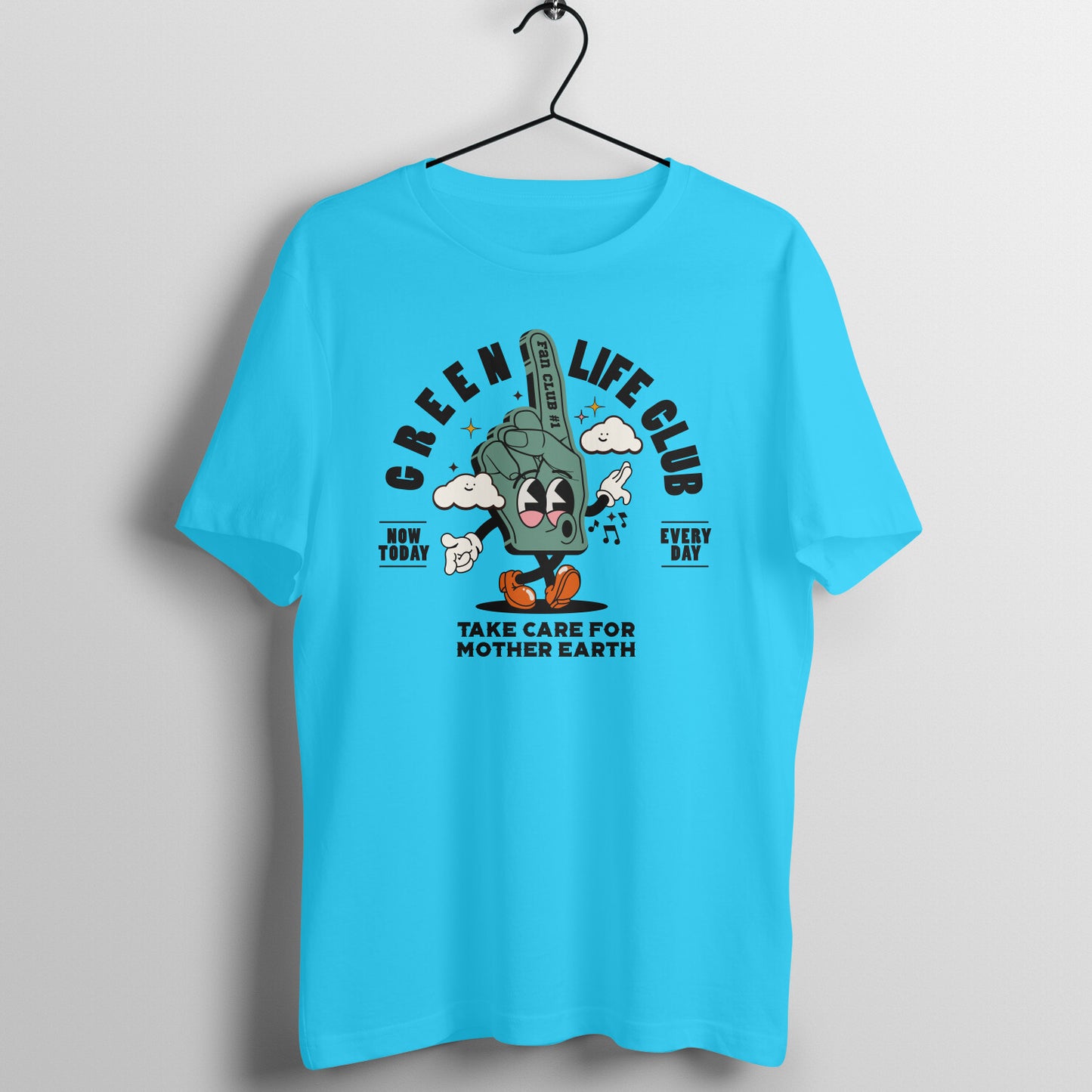 Men's Cotton T-shirt - Green Life Club