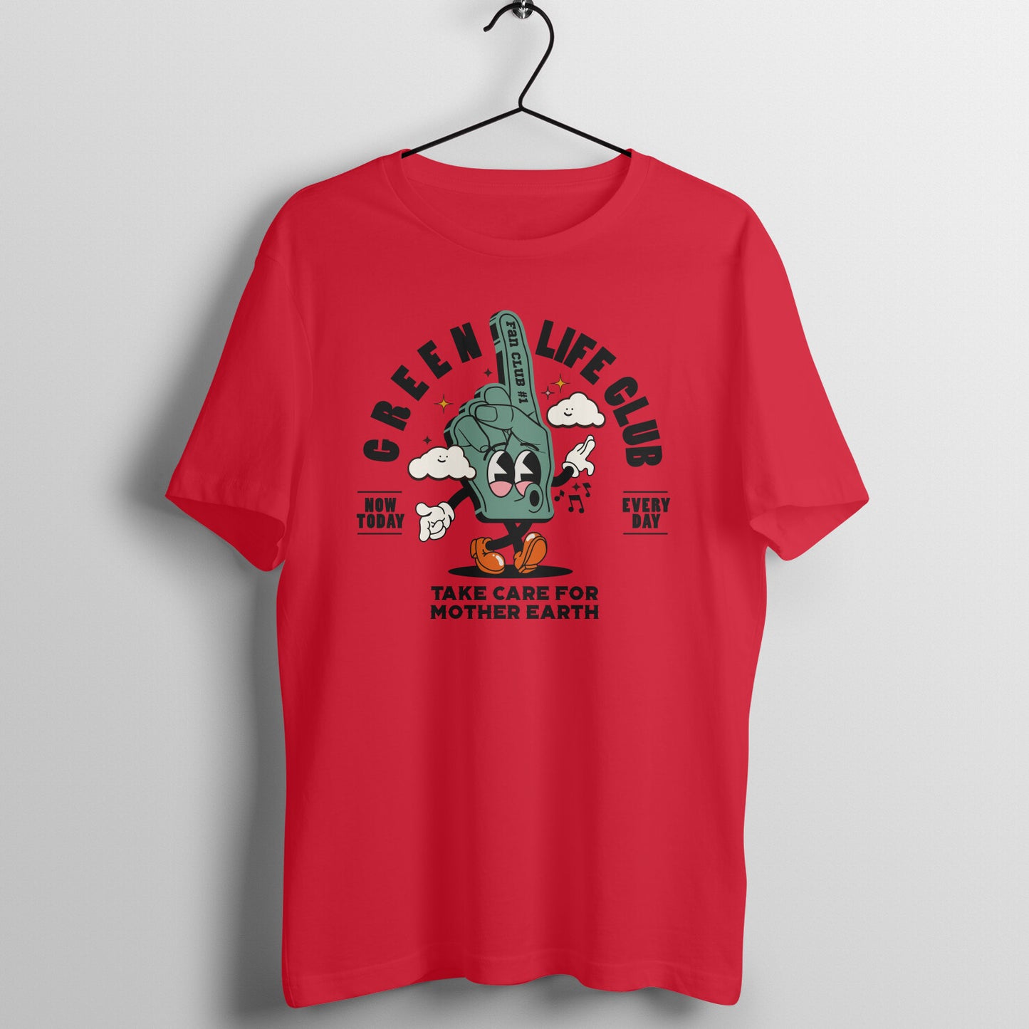 Men's Cotton T-shirt - Green Life Club