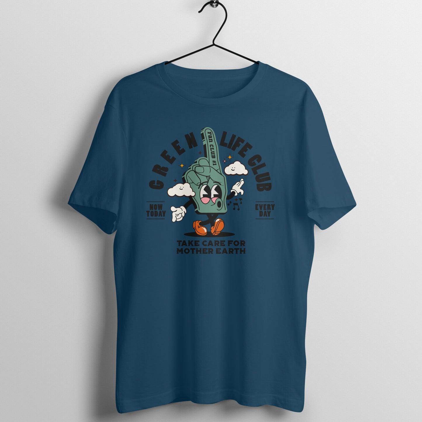 Men's Cotton T-shirt - Green Life Club