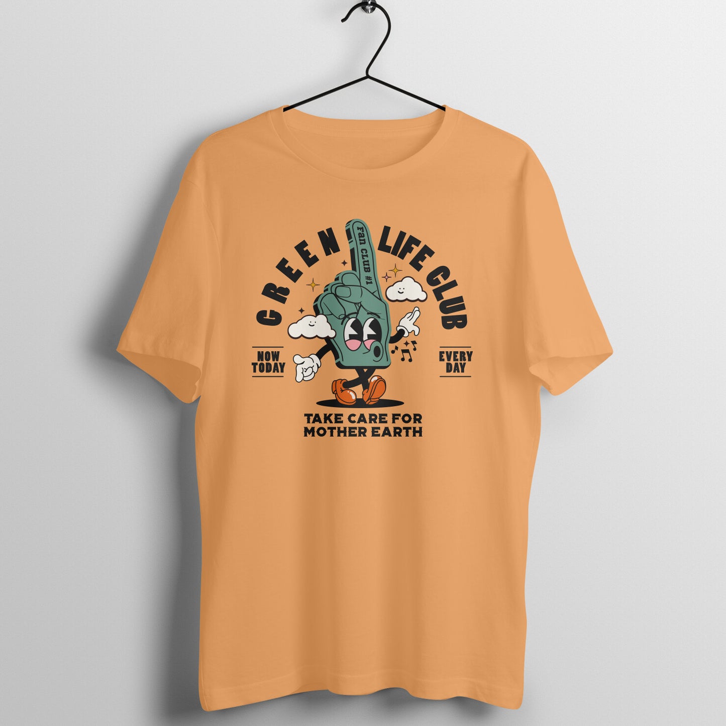 Men's Cotton T-shirt - Green Life Club