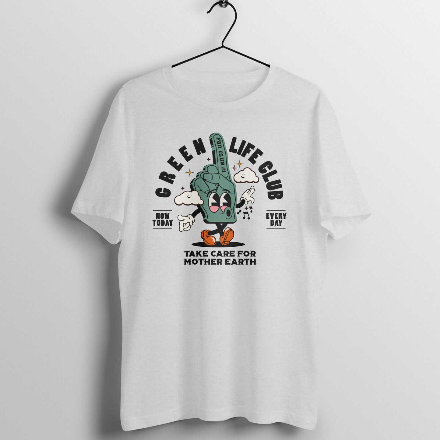 Men's Cotton T-shirt - Green Life Club