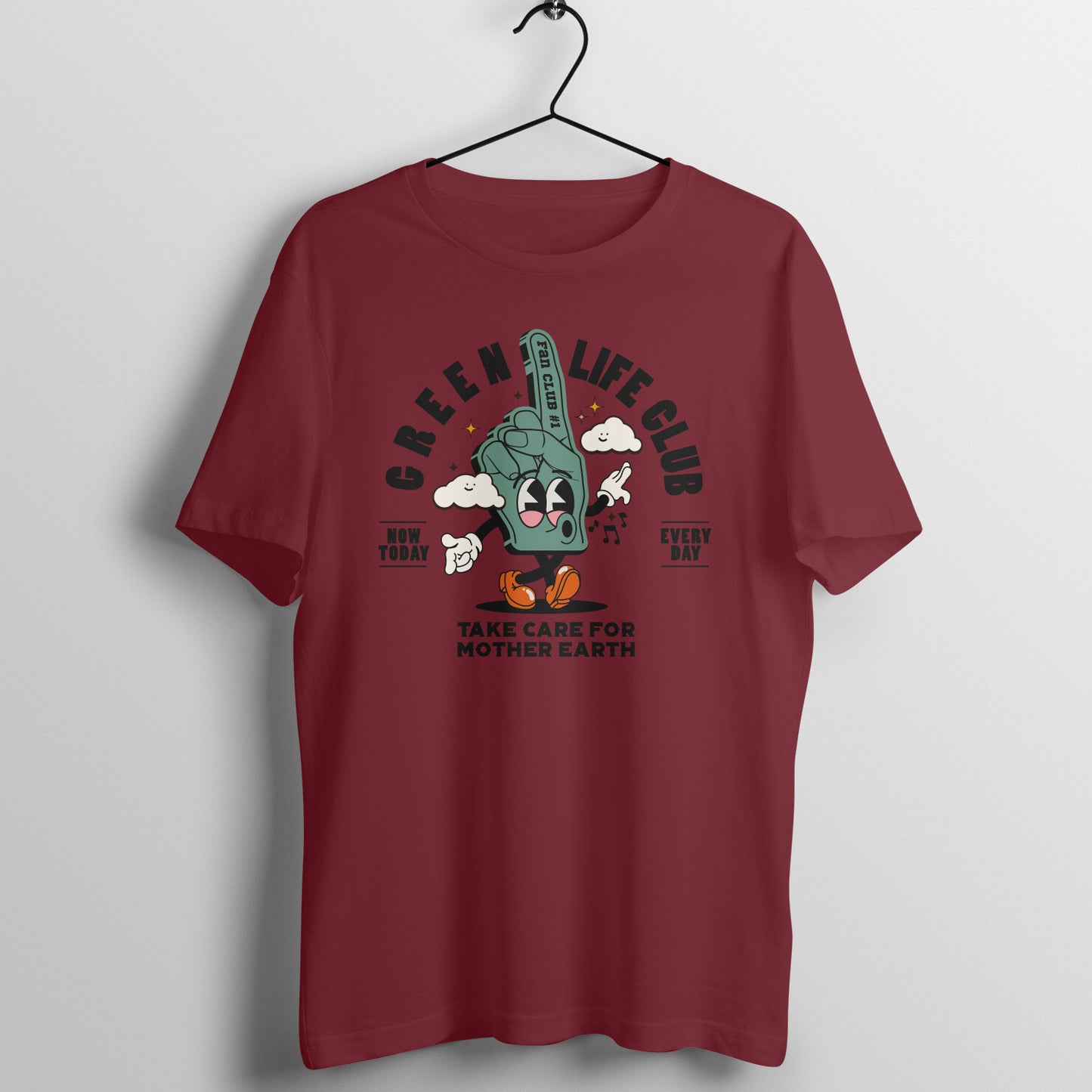 Men's Cotton T-shirt - Green Life Club