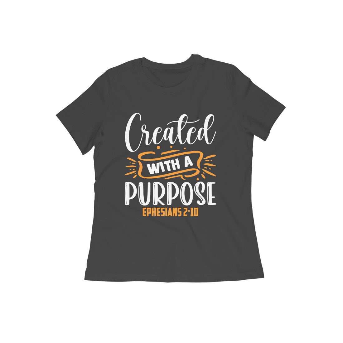 Women's Cotton Tshirt - Created With Purpose