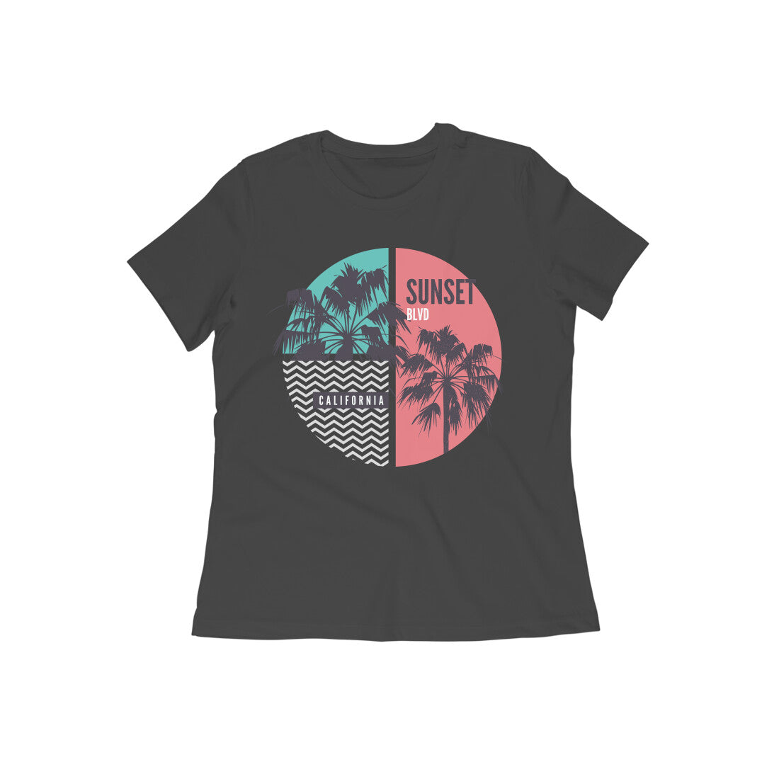 Women's Cotton Tshirt - Sunset