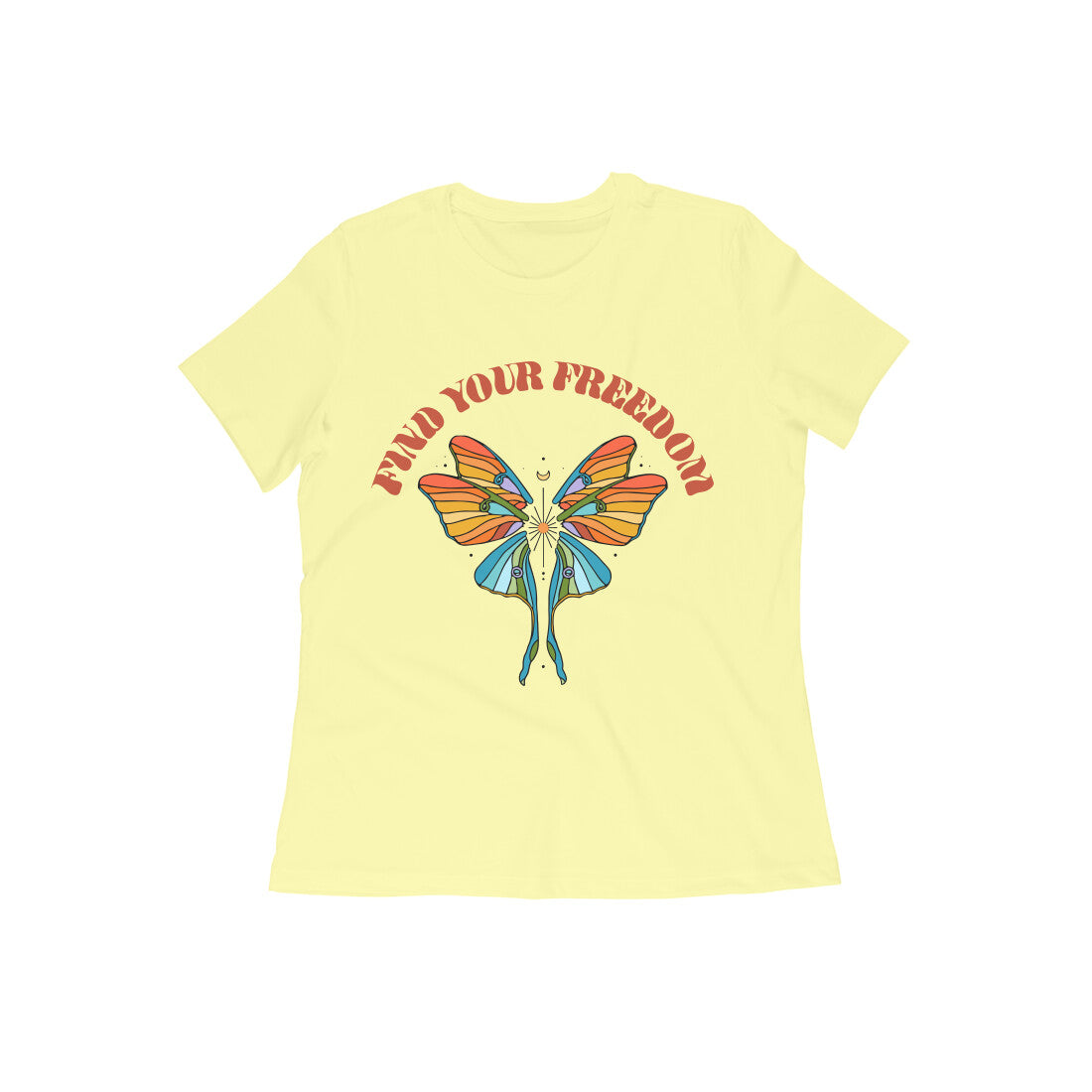 Women's Cotton Tshirt - Find Your Freedom