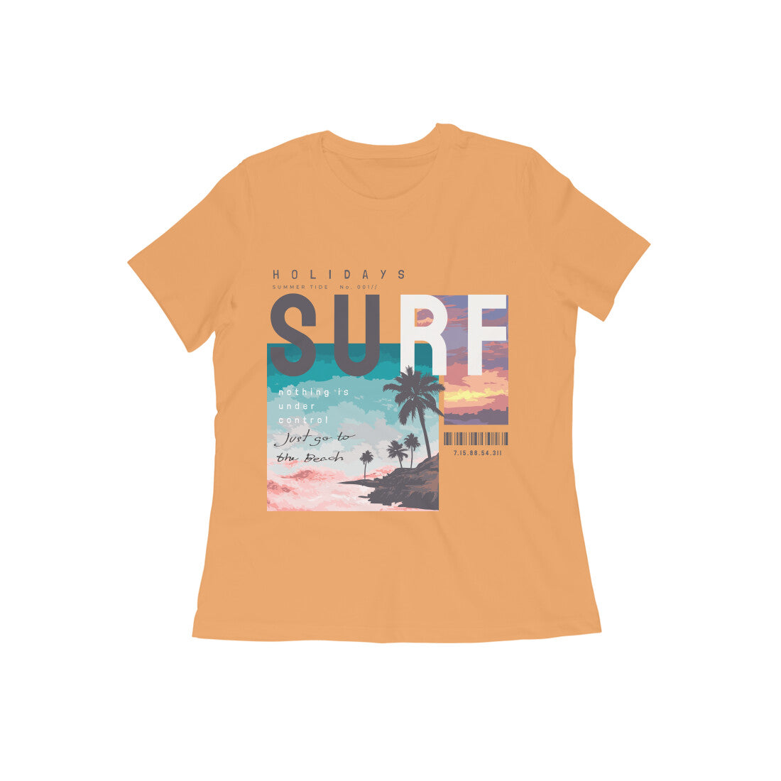 Women's Cotton Tshirt - SURF