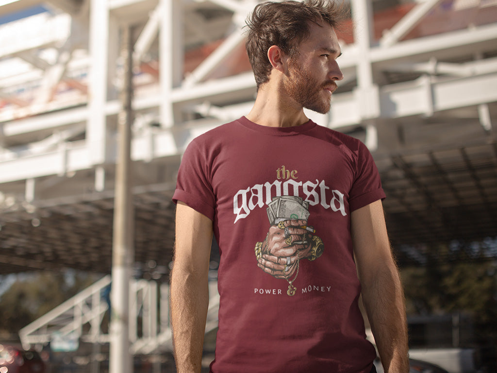 Men's Cotton Tshirt - Gangsta