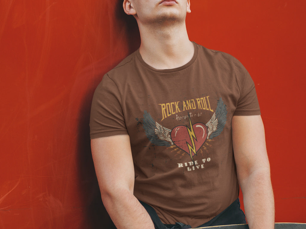 Men's Cotton Tshirt - Rock & Roll