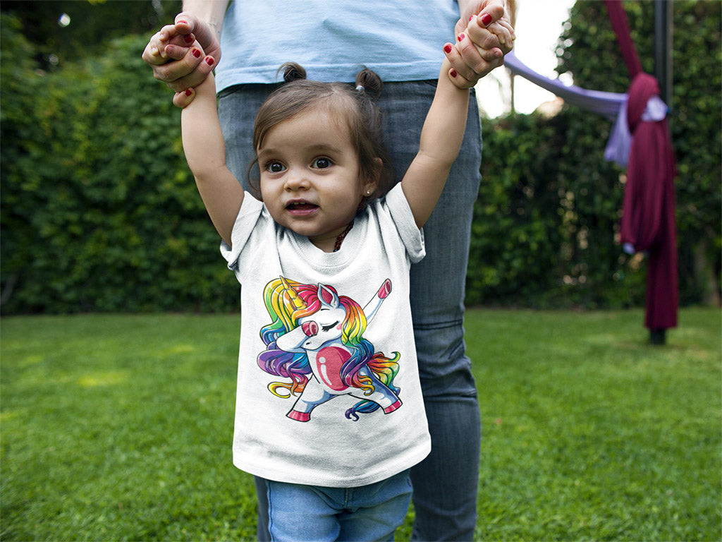 Kid's (Toddler) T-shirt - Dancing Unicorn