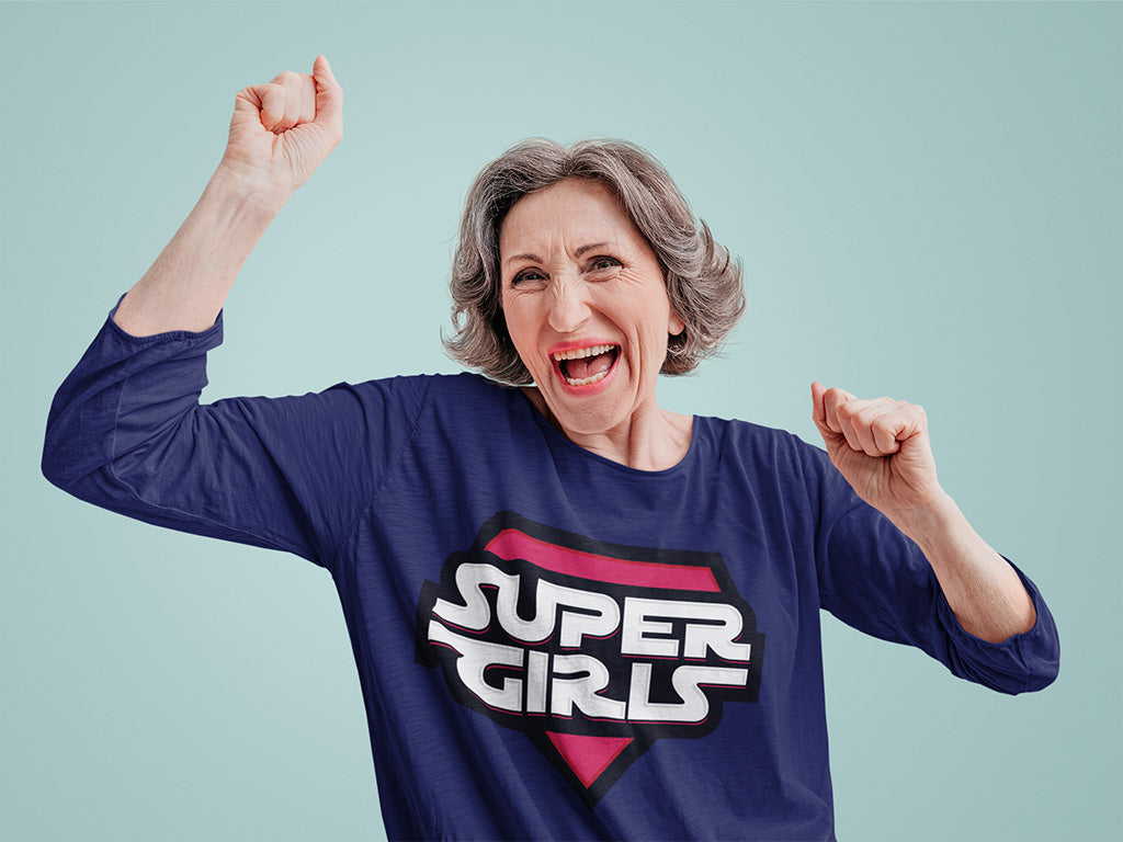 Women's 3/4 Sleeves T-shirt - Super Girls