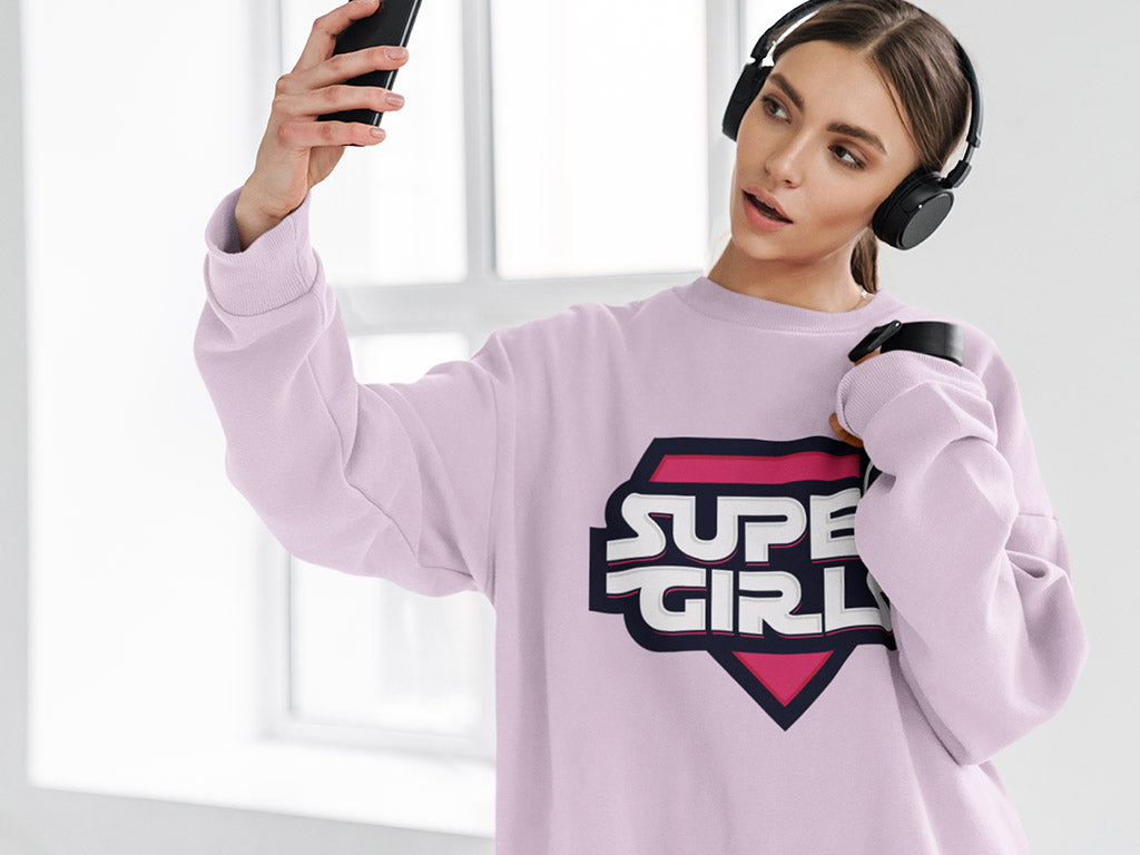 Women's Sweatshirt - Super Girls