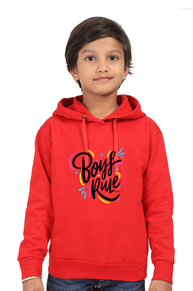 Kid's Hoodie Sweatshirt - Boy's Rule