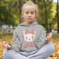 Kid's Hoodie Sweatshirt - Smiling Kitty