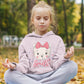 Kid's Hoodie Sweatshirt - Smiling Kitty