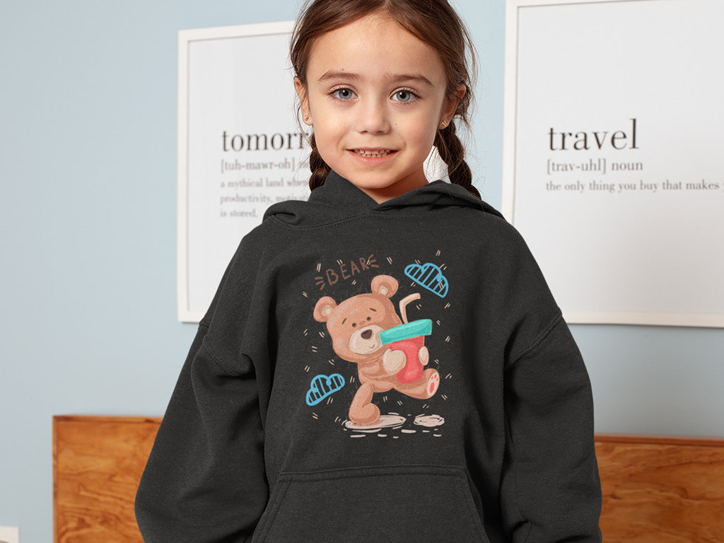 Kid's Hoodie Sweatshirt - Bear!