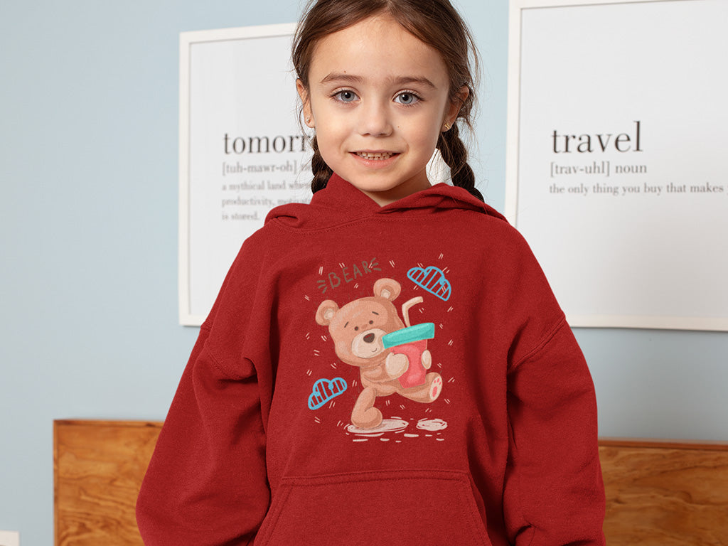 Kid's Hoodie Sweatshirt - Bear!