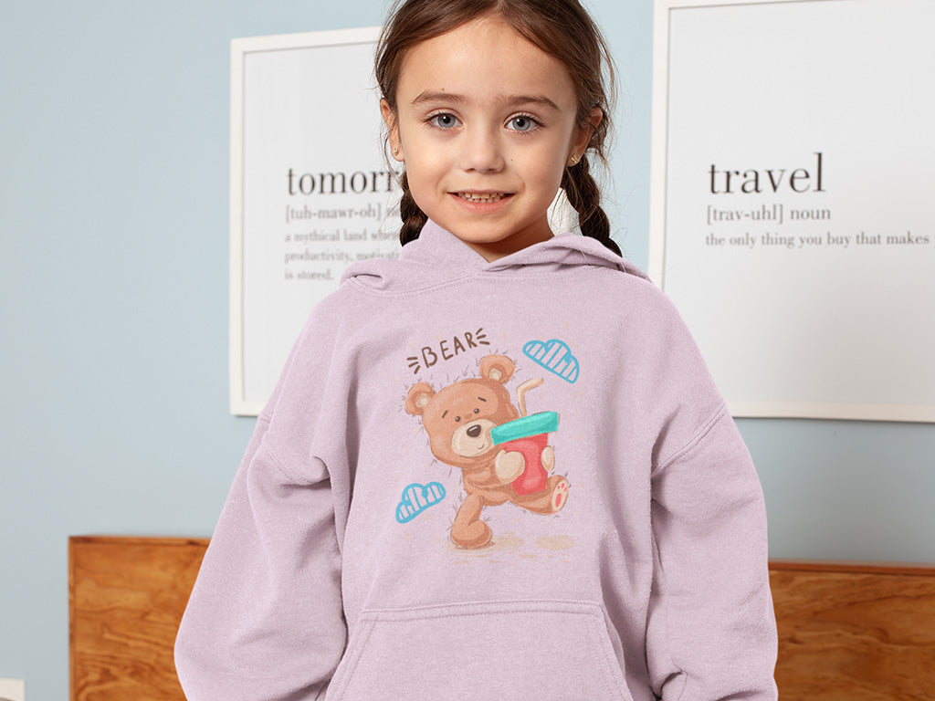 Kid's Hoodie Sweatshirt - Bear!