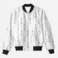 Women's Bomber Jacket - Geometrical Design