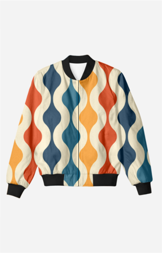 Men’s Bomber Jacket - Drop Lines