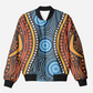 Women's Bomber Jacket - Geometric Print