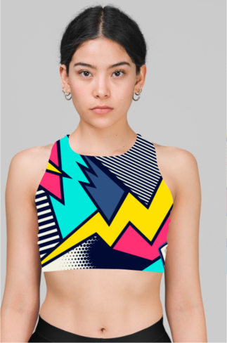 Women's Sports Bra - Color Punch