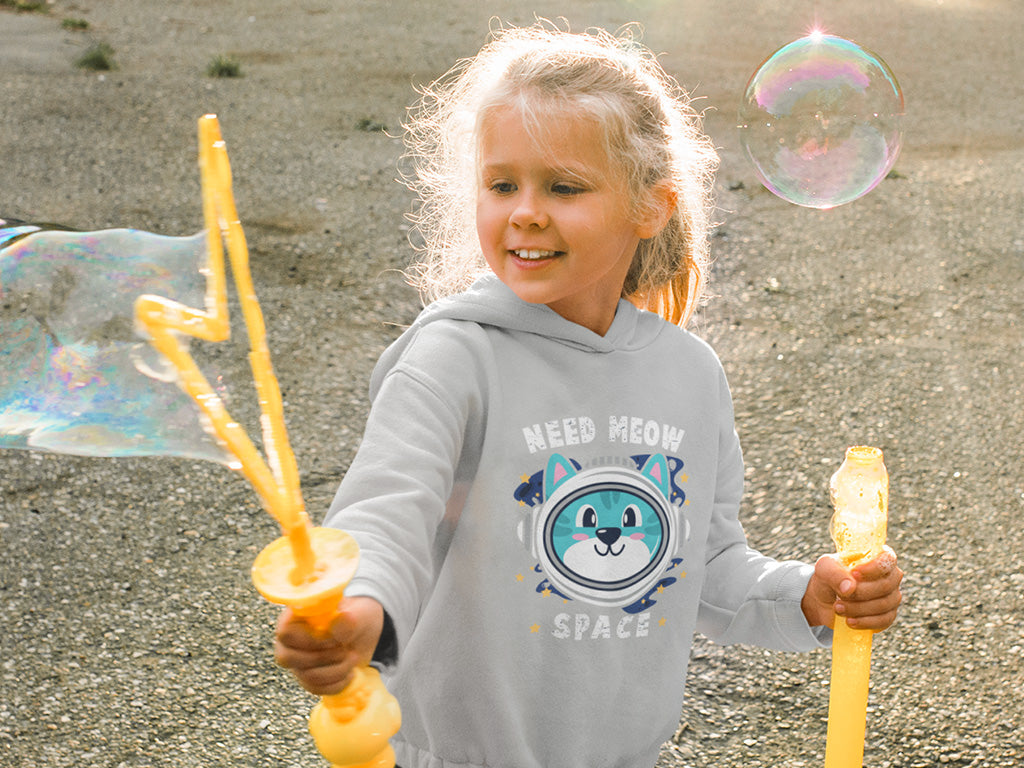 Kid's Hoodie Sweatshirt - Need Meow Space