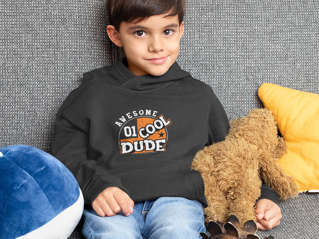Kid's Hoodie Sweatshirt - Cool Dude
