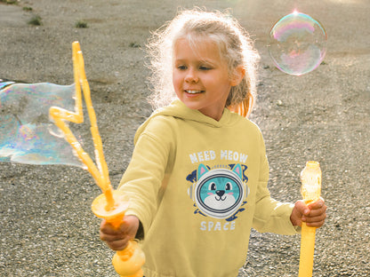 Kid's Hoodie Sweatshirt - Need Meow Space