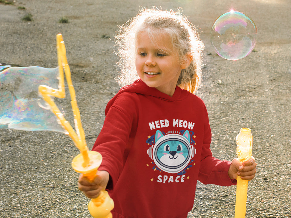 Kid's Hoodie Sweatshirt - Need Meow Space