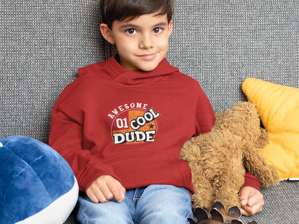 Kid's Hoodie Sweatshirt - Cool Dude