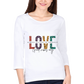 Women's 3/4 Sleeves T-shirt - LOVE
