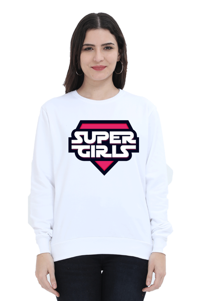 Women's Sweatshirt - Super Girls